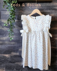 Váy Lapine Dress - Họa tiết thỏ phối nơ - TDS2405