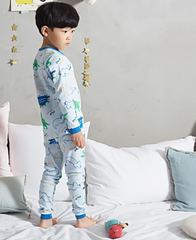 Bộ Pijama dài tay Olomimi bé trai - Dino Day