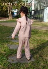 Set dài vai bèo tăm tiêu màu hồng - TDF2403H