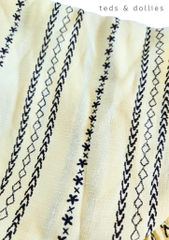 Ted & Dollies Chân váy họa tiết ráp bèo - TDS2301