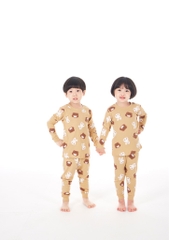 Bộ Pijama dài tay Moi&Du bé trai/bé gái - Friends