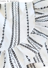 Ted & Dollies Chân váy họa tiết ráp bèo - TDS2301