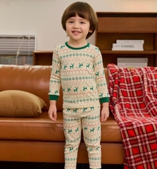 Bộ dài tay Christmas Reindeers