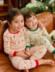 Bộ dài tay Christmas Reindeers