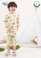 Bộ pijama lửng Olomimi bé trai Camper Van
