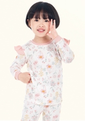 Bộ Pijama dài tay Moi&Du bé gái - Vintage Flower