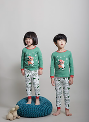 Bộ pijama dài Olomimi bé trai/ bé gái Merry Christmas 