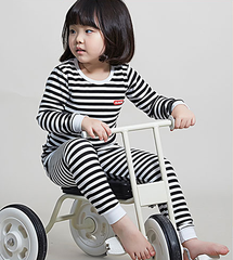 Bộ Pijama dài tay Olomimi bé trai/bé gái Papillon Black
