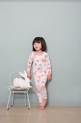 Bộ Pijama dài tay Olomimi bé gái Pig Pig
