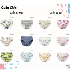 Quần chip tam giác Olomimi bé gái Flower Garden