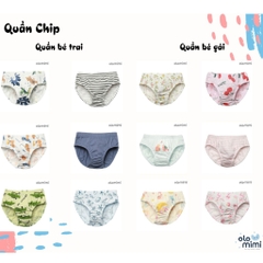 Quần chip tam giác Olomimi bé gái Night Bears