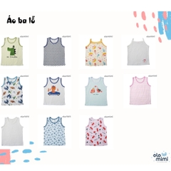 Áo ba lỗ Olomimi Pink Stripe