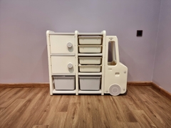 Tủ nhựa ô tô trắng