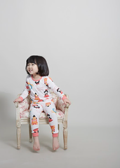 Bộ Pijama dài tay Olomimi bé gái Beauty And The Beast