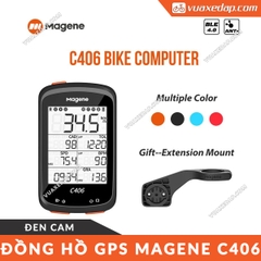 Đồng hồ tốc độ xe đạp GPS Magene C406 (Bản Full)