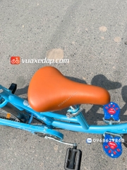 Xe đạp cho mẹ và bé Tekko C250 bánh 24 inch, có 7 tốc độ đạp cực nhẹ