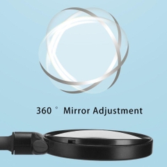 Gương Xe Đạp Xoay 360 Độ Cổ Cao 37,5cm