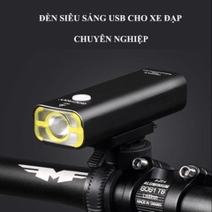 Đèn xe đạp Gaciron 400 Lumen siêu sáng, sạc USB, chống nước