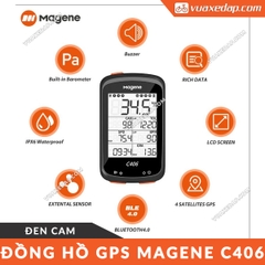 Đồng hồ tốc độ xe đạp GPS Magene C406 (Bản Full)