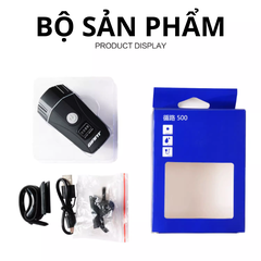 Đèn trước xe đạp GIANT 500 Lumen Pin 1500mAh, Vỏ chất liệu ABS, nhỏ gọn, di động và có thể sạc lại bằng USB