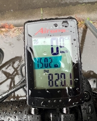 Đồng hồ tốc độ Cateye AirGPS (Nhật Bản) không dây, bắt sóng vệ tinh GPS