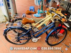 Xe đạp nữ khung nhôm siêu nhẹ Low Carbon City 026