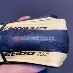 Lốp Continental Grand Prix 5000 700x25 Black-Cream clincher (Made in Germany)