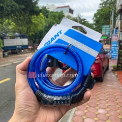 Khoá xe đạp Giant G-Cable 1180 (Đổi được mã & dài 1,2m)