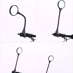 Gương Xe Đạp Xoay 360 Độ Cổ Cao 37,5cm