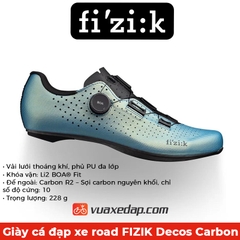 Giày cá đạp xe road FIZIK Tempo Decos Carbon