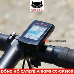 Đồng hồ xe đạp CATEYE AIRGPS CC-GPS100 (Made in Japan)