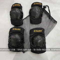 Bộ bảo vệ tay chân cho bé đi xe đạp cao cấp SARO