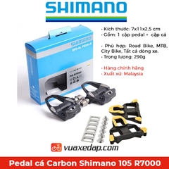 Pedal cá Carbon Shimano 105 R7000