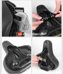Yên béo xe đạp WEST BIKING YB010 có đèn phản quang, kèm cờ lê