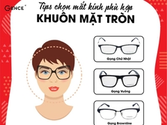 Mặt tròn nên đeo kính gì? Các kiểu kính đẹp cho mặt tròn thêm ấn tượng