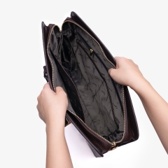 Túi xách nam công sở khóa số da Mill CTS13