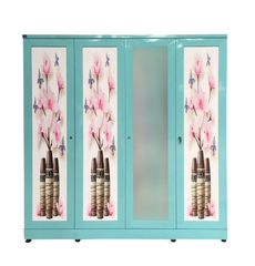 Tủ 4 buồng gương giấy 3d