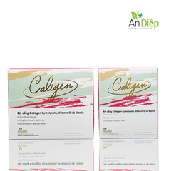 Sản phẩm Caligen chứa Collagen thủy phân, Elastin và Vitamin C