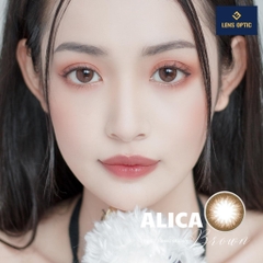 Kính Áp Tròng 1 Ngày Alicia Brown Clalen Iris – Lens Nâu Tự Nhiên Cho Mắt Cận