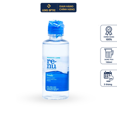 Nước ngâm lens Renu 120ml -Bausch Lomb, nước rửa kính áp tròng