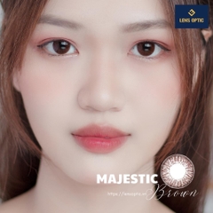 Kính giãn tròng Freshkon Alluring dùng 3 tháng - Majestic Brown