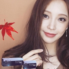 Kính áp tròng Freshkon Alluring 3 tháng màu Winsome Brown, lens nâu có độ cận