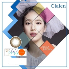 Kính Áp Tròng 1 Ngày Alicia Brown Clalen Iris – Lens Nâu Tự Nhiên Cho Mắt Cận