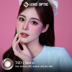 KÍNH ÁP TRÒNG 6 THÁNG MÀU 54D CHOCO GIÃN TRÒNG 15.0mm