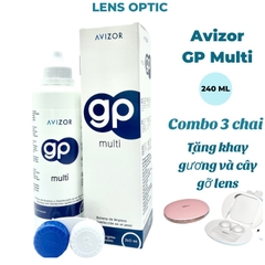 Dung Dịch Ngâm Rửa kính áp tròng Cứng Avizor GP Multi 240ml (Cho Ortho-K)