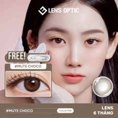 Kính Áp Tròng 6 Tháng Mute Choco, Lens Nâu Tự Nhiên, Đeo Êm Ái Cả Ngày