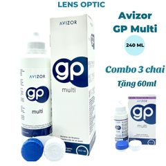 Dung Dịch Ngâm Rửa kính áp tròng Cứng Avizor GP Multi 240ml (Cho Ortho-K)