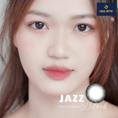 Kính Áp Tròng 1 Ngày Jazz Black Clalen Iris – Lens Màu Đen Có Độ Cận