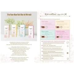 Kính áp tròng SEED 1 ngày màu Casual Make, lens eye coffret 1day UV -Lens Optic