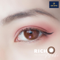Kính áp tròng SEED 1 ngày màu Rich Make, lens SEED Eye Coffret 1 day UV (1 hộp)